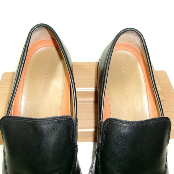 Cole Haan Mens Black Leather Slip On Loafers Shoes Size 11 M main image 7
